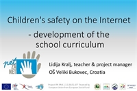 Children's safety on the Internet - development of the school curriculum