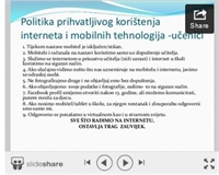 Politika prihvatljivog korištenja računala i mobilnih tehnologija - Zehra Delić